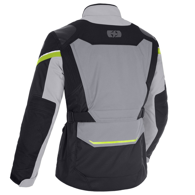 Oxford Montreal 4.0 DRY2DRY™ motoros kabát fekete-szürke-fluo sárga