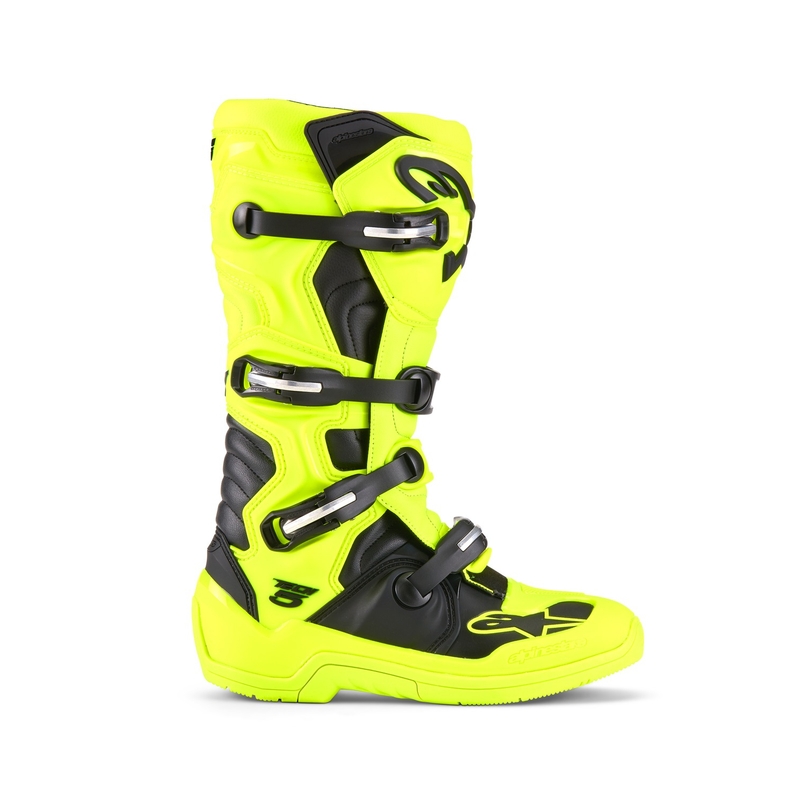 Alpinestars Tech 5 motoros csizma fluó sárga-fekete