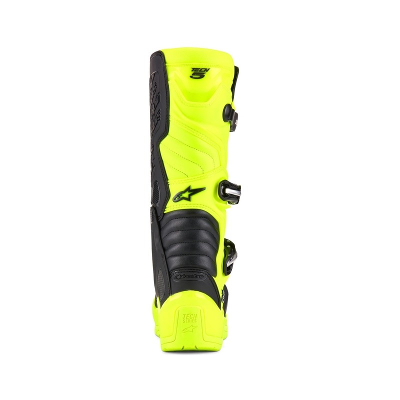 Alpinestars Tech 5 motoros csizma fluó sárga-fekete