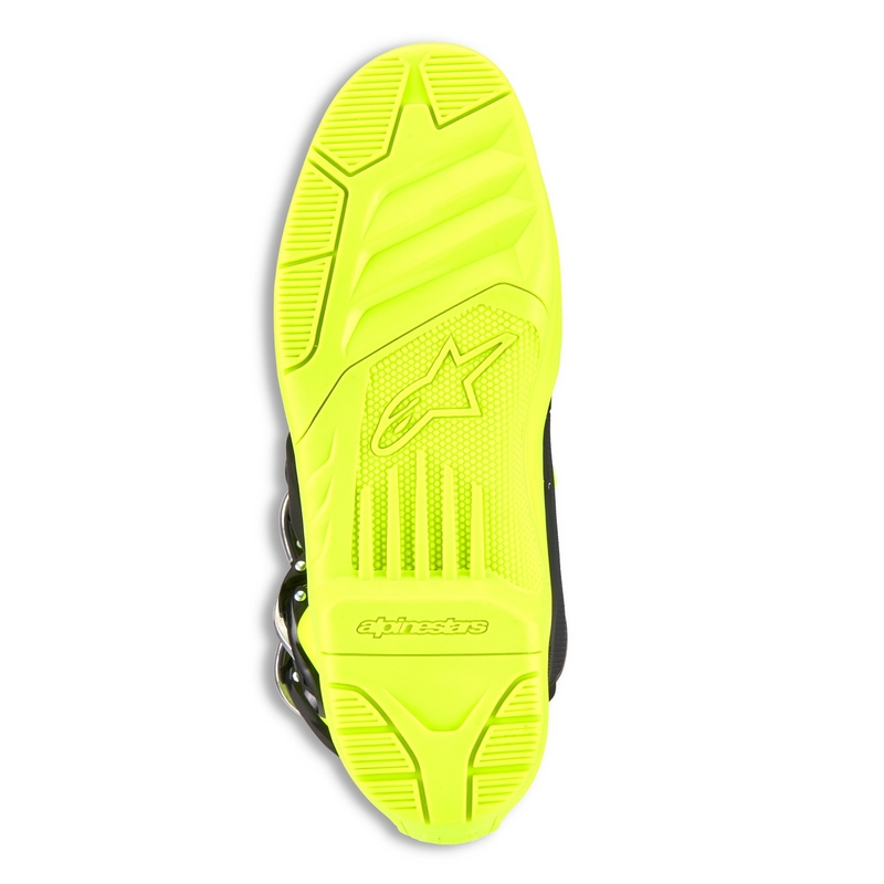 Alpinestars Tech 5 motoros csizma fluó sárga-fekete
