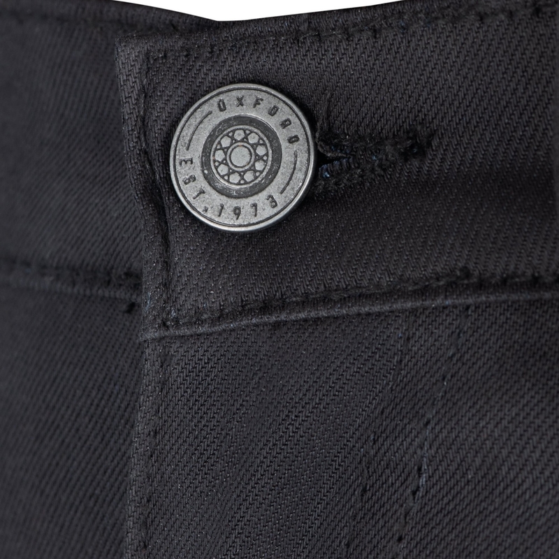 Oxford Original Approved Waxed Jeggins AA női rövidített motoros farmernadrág fekete