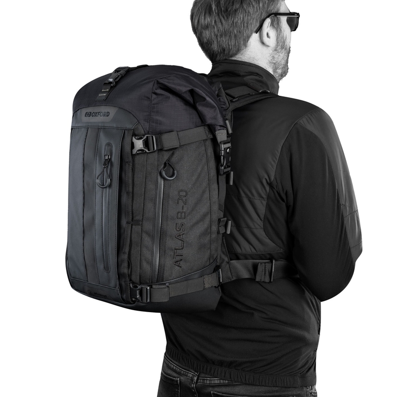 Oxford Atlas B-20 Advanced Backpack 20 l motoros táska fekete