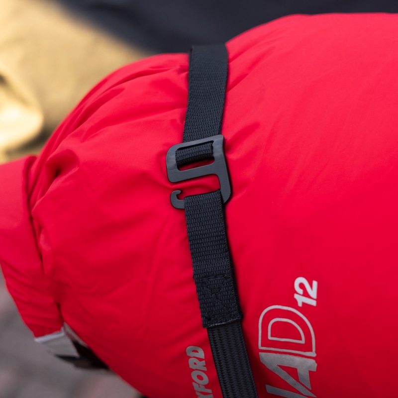 Oxford Atlas G-Hook csomagrögzítő pántok 2 db fekete 17 mm x 1,2 m