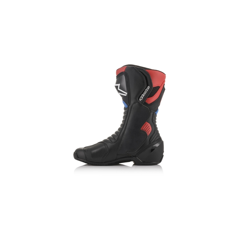 Alpinestars S-MX 6 Honda kollekció motoros csizma fekete-piros-kék-fehér