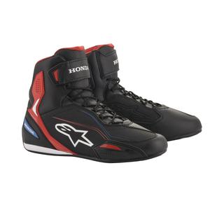 Alpinestars Faster-3 Honda kollekció motoros csizma fekete-vörös-kék