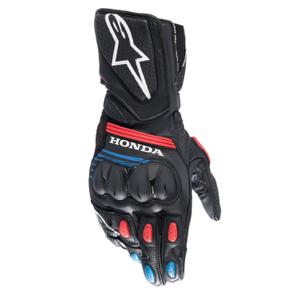 Alpinestars SP-8 Honda kollekció 2025 motoros kesztyű fekete-piros-kék