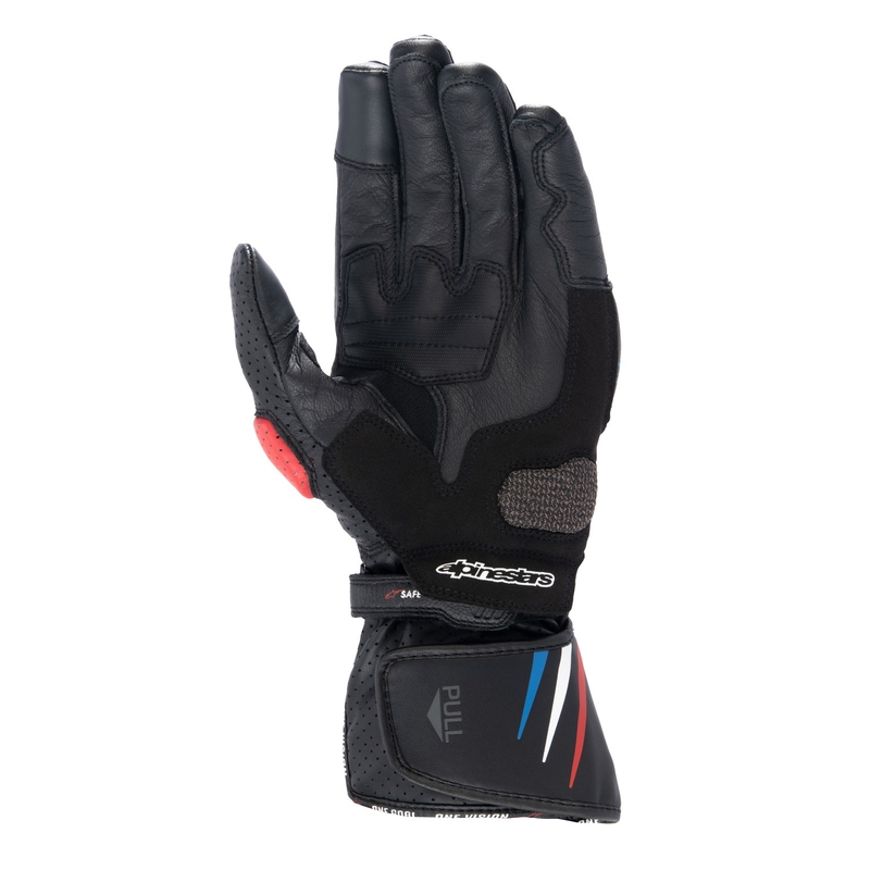 Alpinestars SP-8 Honda kollekció 2025 motoros kesztyű fekete-piros-kék