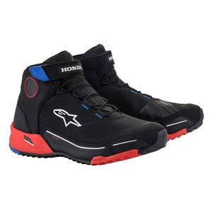 Alpinestars CR-X Drystar Honda kollekció motoros cipő fekete-piros-kék