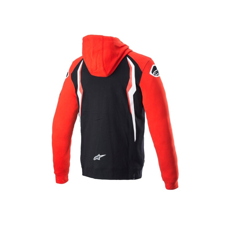 Alpinestars Honda kapucnis pulóver piros-fekete