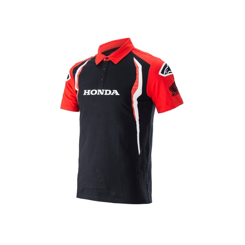 Alpinestars Honda póló piros-fekete