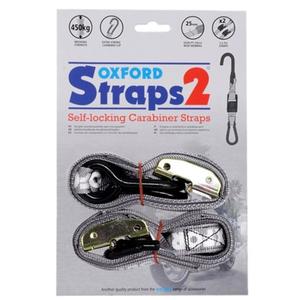 Oxford Carabiner Straps 25 mm állítható és megerősített pántok szürke