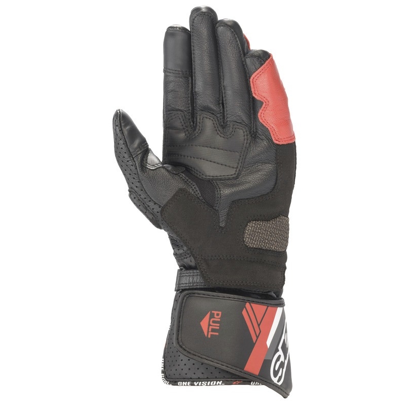 Alpinestars SP-8 motoros kesztyű fekete-fehér-piros
