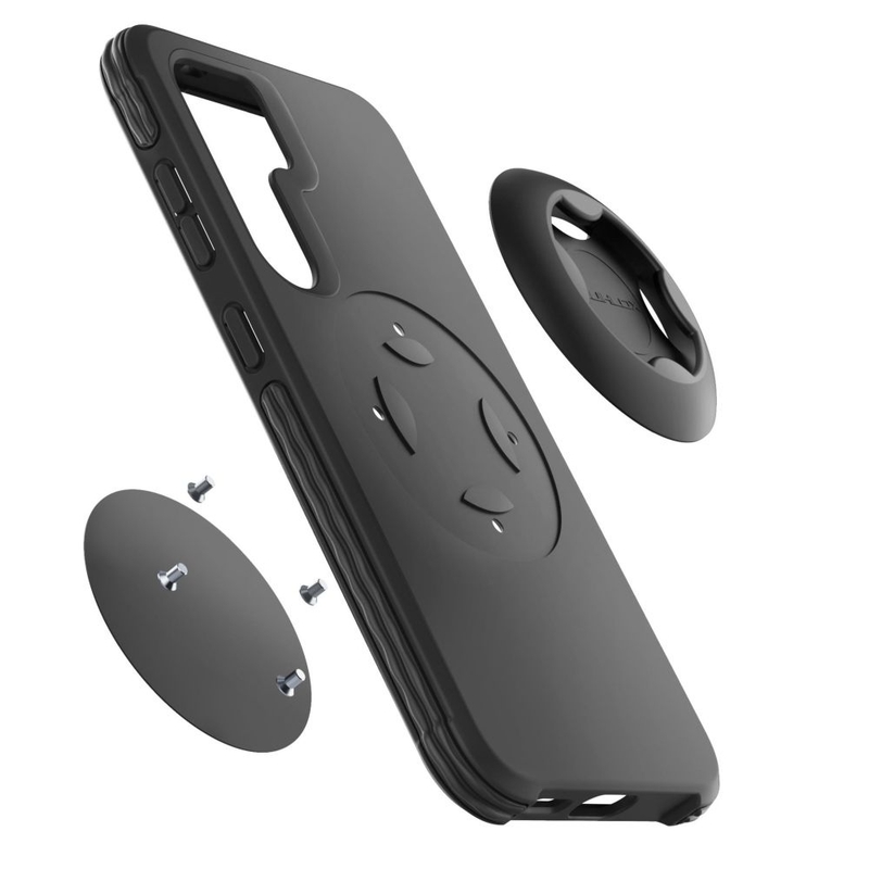 Interphone QUIKLOX Tetraforce védőtok Samsung Galaxy S24 készülékhez fekete