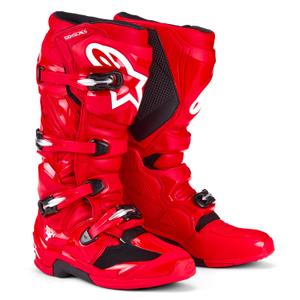Alpinestars Tech 7 motoros csizma piros