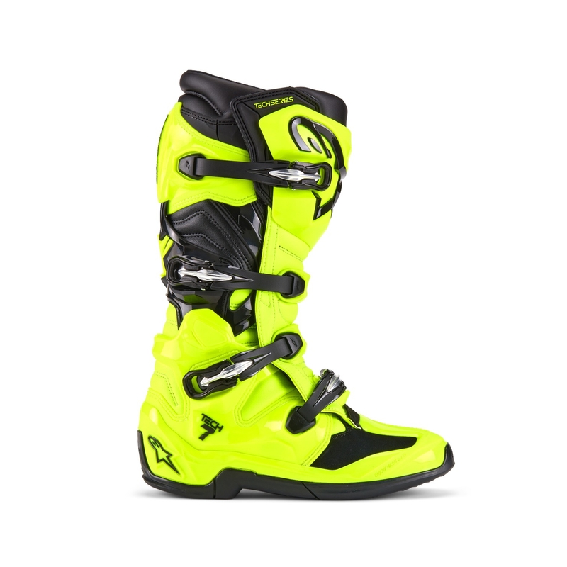 Alpinestars Tech 7 motoros csizma fluo sárga-fekete