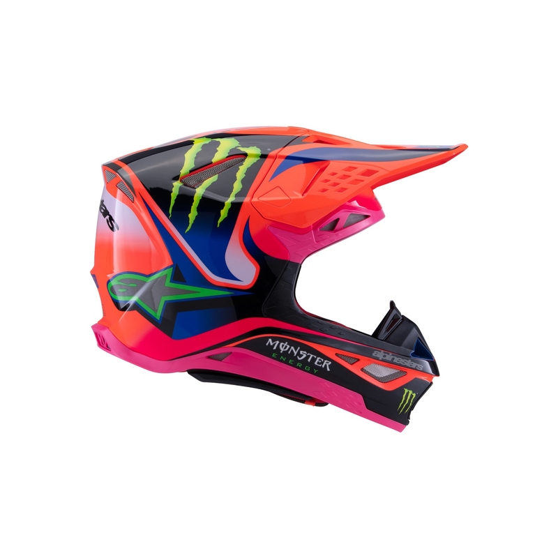 Alpinestars Supertech S-M10 HAIDEN DEEGAN edition motocross sisak fluo narancs-lila-rózsaszín-zöld