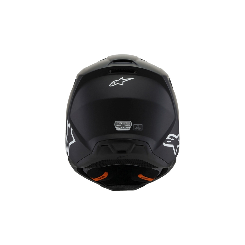 Alpinestars S-M3 SOLID 2025 gyerek motokrossz bukósisak fekete matt