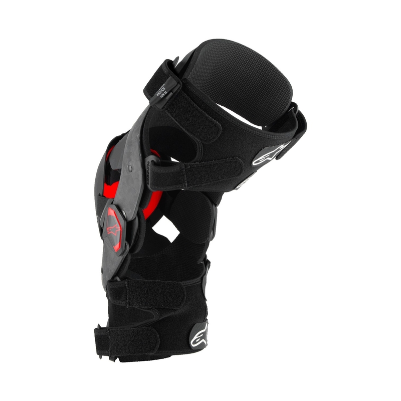 Alpinestars Supertech RK-10 Plasma térdmerevítő fekete-piros