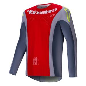 Alpinestars Techstar Melt motokrossz mez piros-szürke