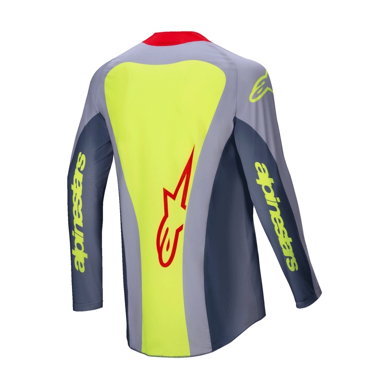Alpinestars Techstar Melt motokrossz mez piros-szürke