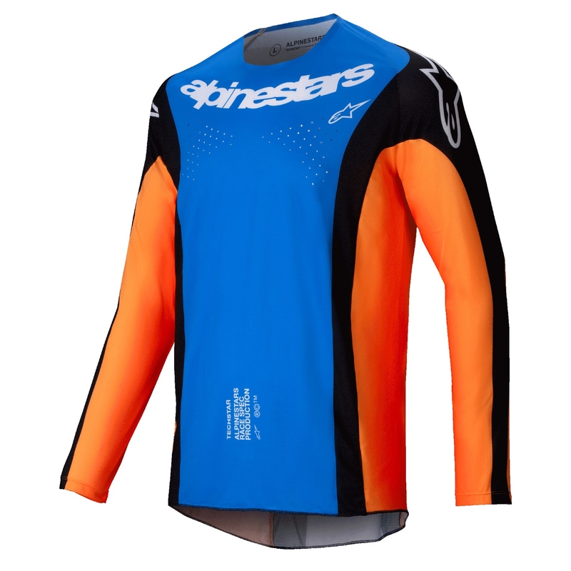 Alpinestars Techstar Melt motokrossz mez narancssárga-kék