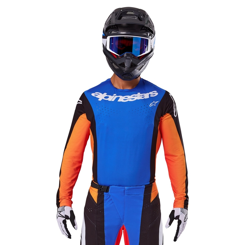 Alpinestars Techstar Melt motokrossz mez narancssárga-kék