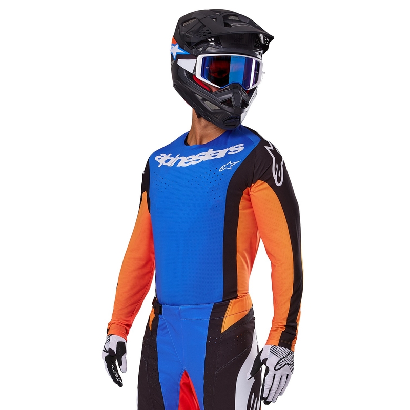 Alpinestars Techstar Melt motokrossz mez narancssárga-kék