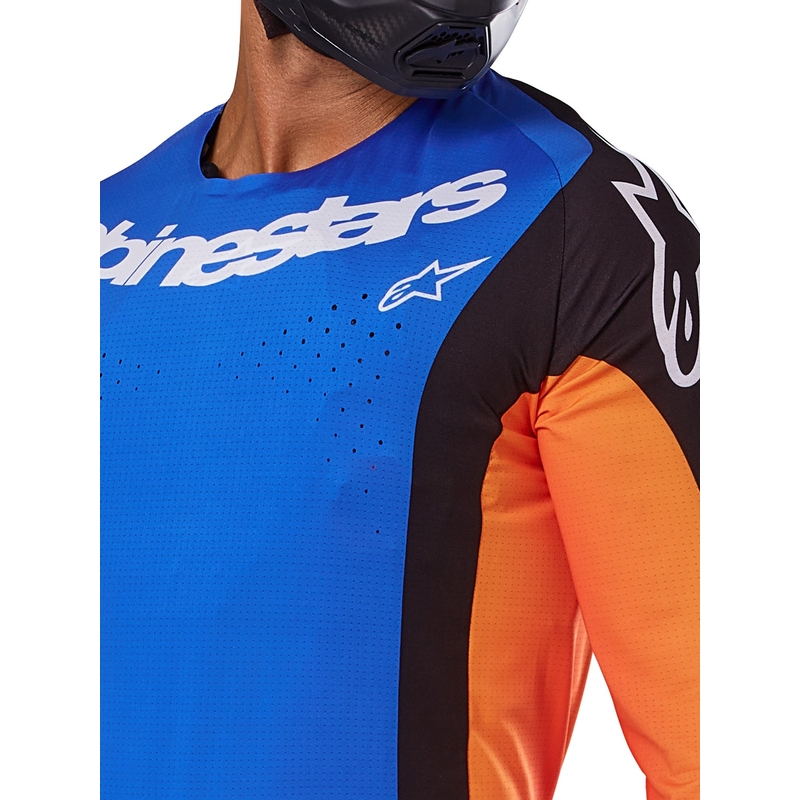 Alpinestars Techstar Melt motokrossz mez narancssárga-kék