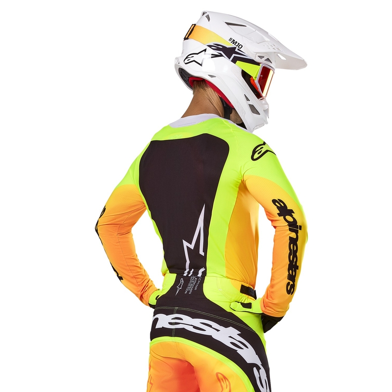 Alpinestars Techstar Melt motokrossz mez sárga-fekete