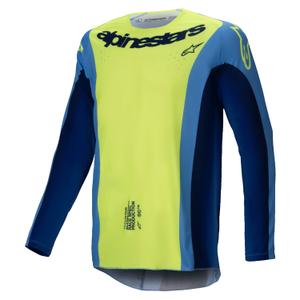 Alpinestars Techstar Melt motokrossz mez fluo sárga-kék