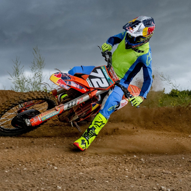 Alpinestars Techstar Melt motokrossz mez fluo sárga-kék