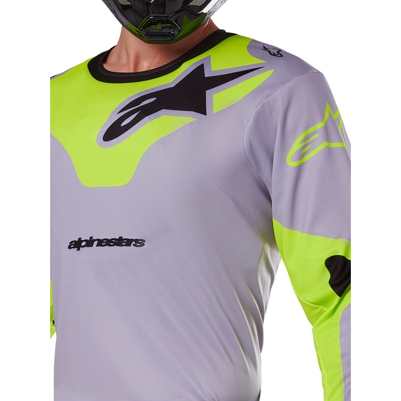 Alpinestars Racer Veil motokrossz mez szürke-fluo sárga