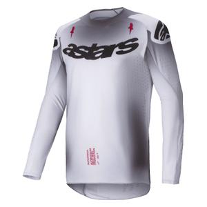 Alpinestars Supertech Maker motokrossz mez ezüst-fekete