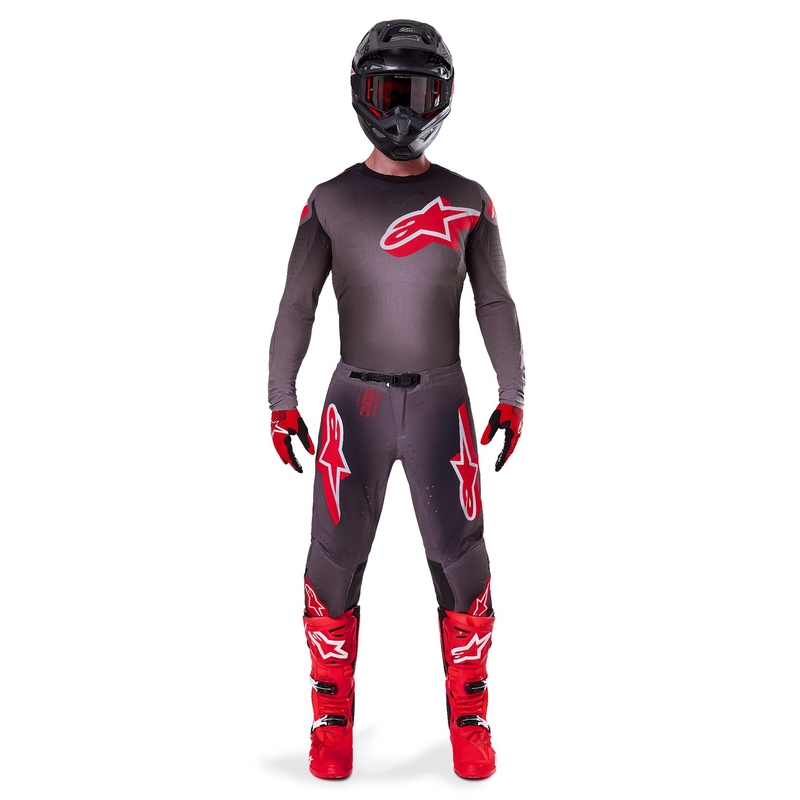Alpinestars Supertech Lipan motokrossz mez füstös-piros