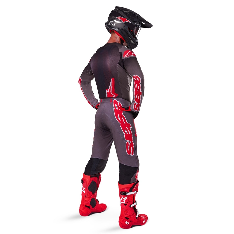Alpinestars Supertech Lipan motokrossz mez füstös-piros