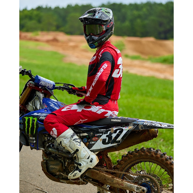 Alpinestars Techstar Dreem motokrossz mez piros-fekete