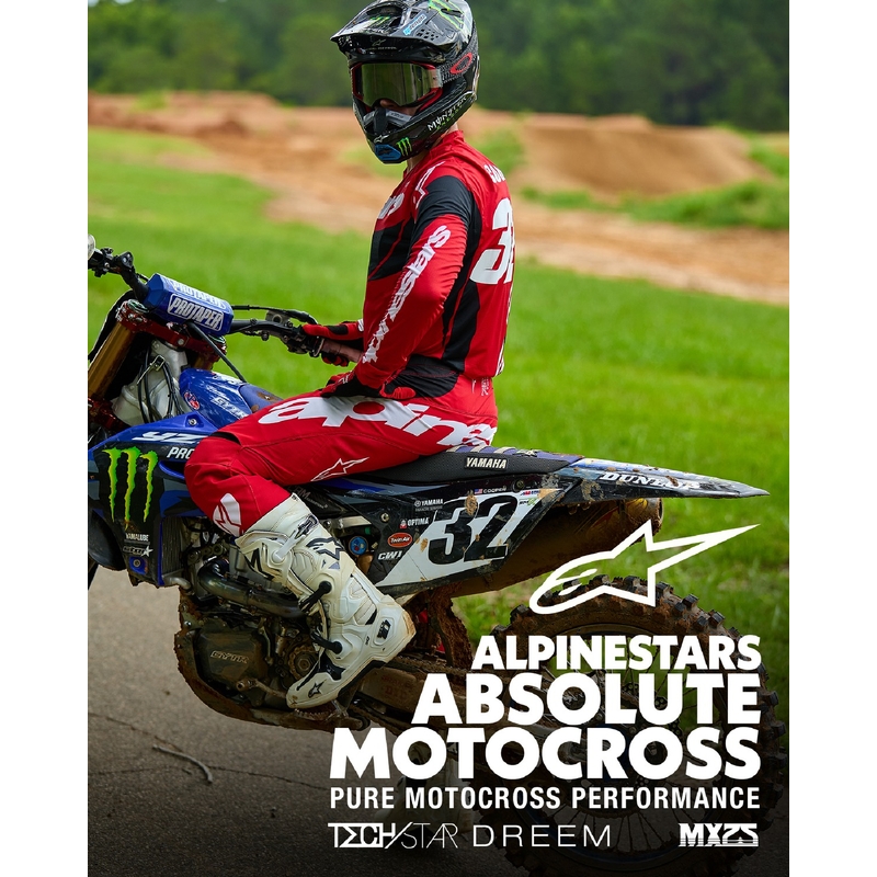 Alpinestars Techstar Dreem motokrossz mez piros-fekete