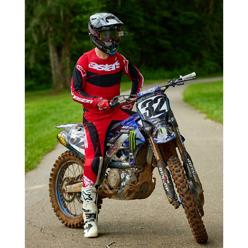 Alpinestars Techstar Dreem motokrossz mez piros-fekete