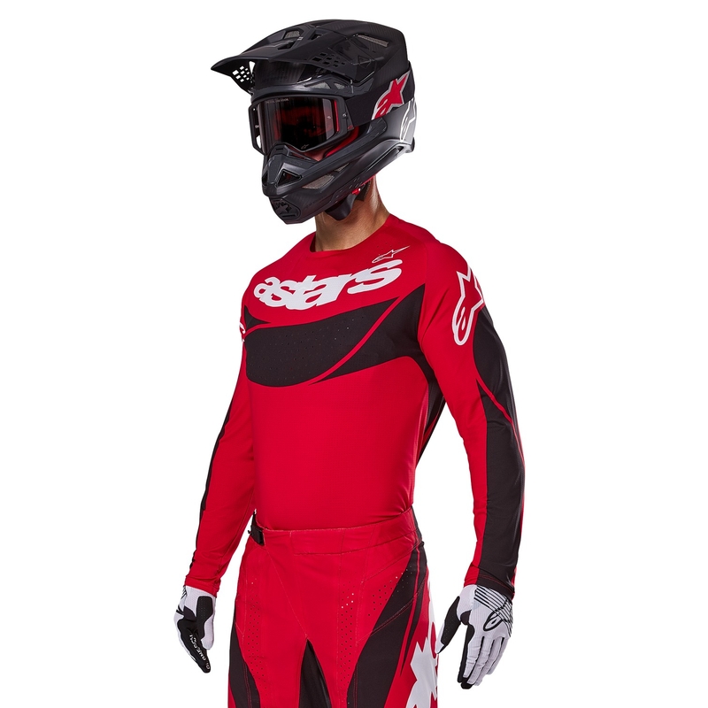 Alpinestars Techstar Dreem motokrossz mez piros-fekete