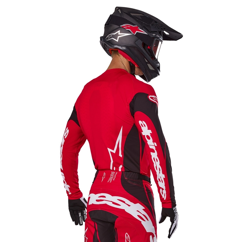 Alpinestars Techstar Dreem motokrossz mez piros-fekete