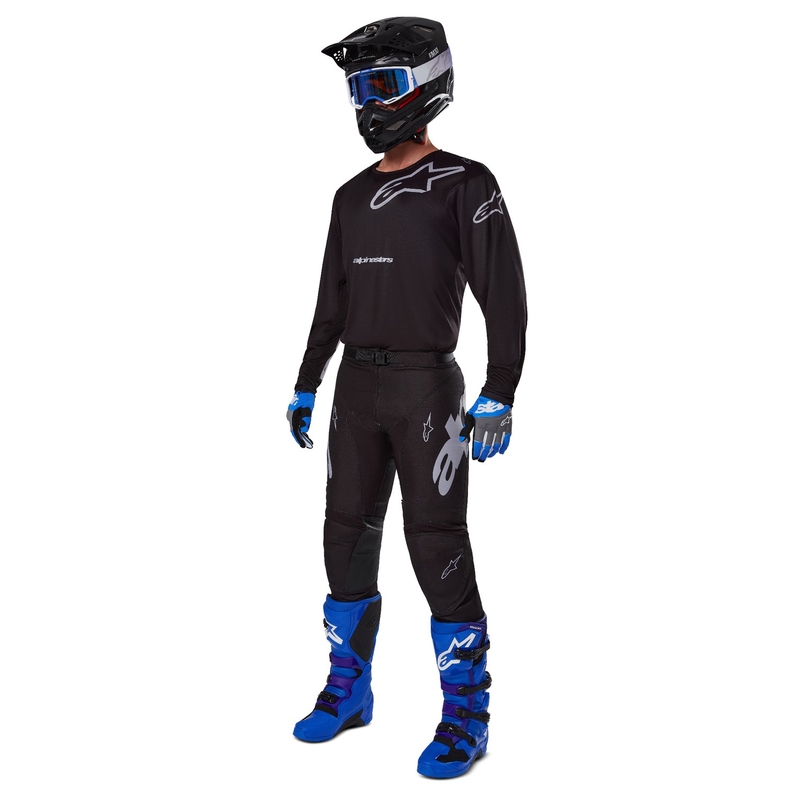 Alpinestars Racer Graphite motokrossz mez fekete-szürke