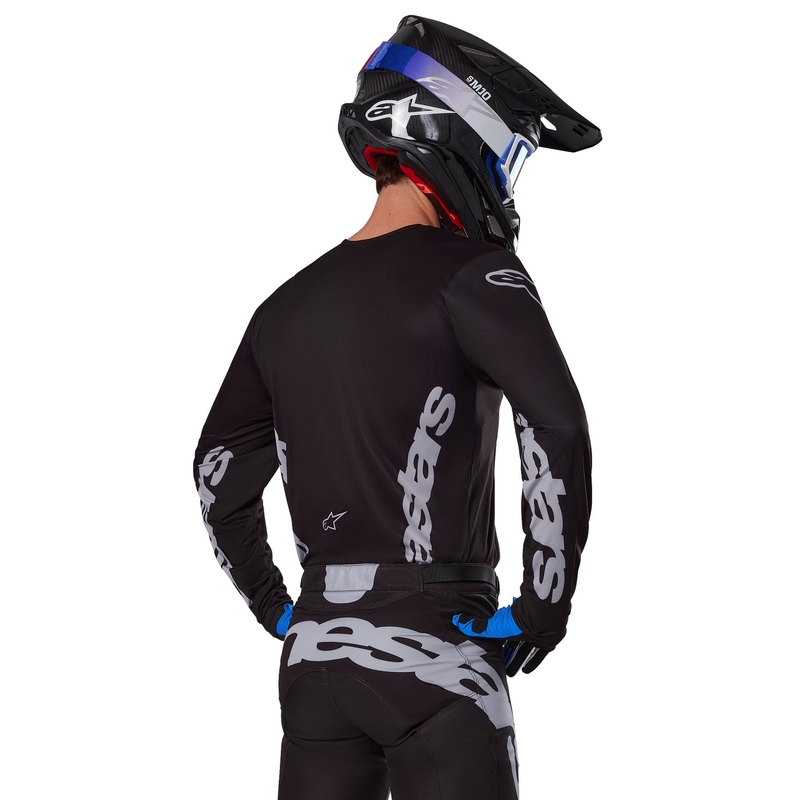 Alpinestars Racer Graphite motokrossz mez fekete-szürke
