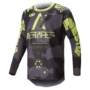 Alpinestars Racer Hollow motokrossz mez sötét camo-fluo sárga