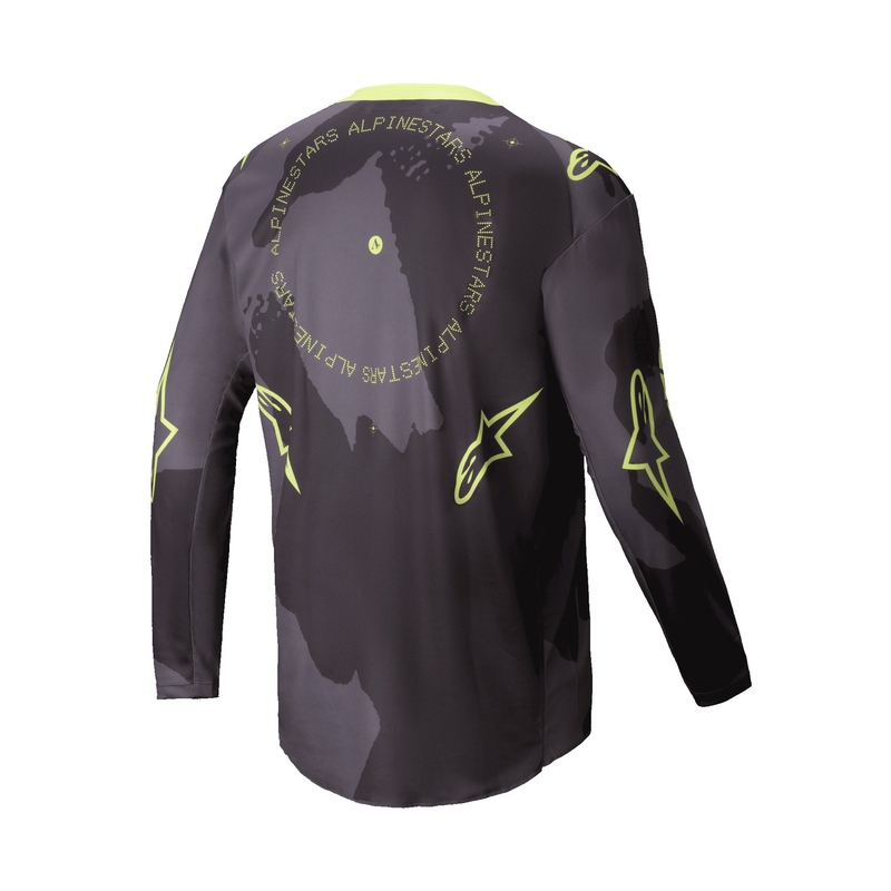 Alpinestars Racer Hollow motokrossz mez sötét camo-fluo sárga