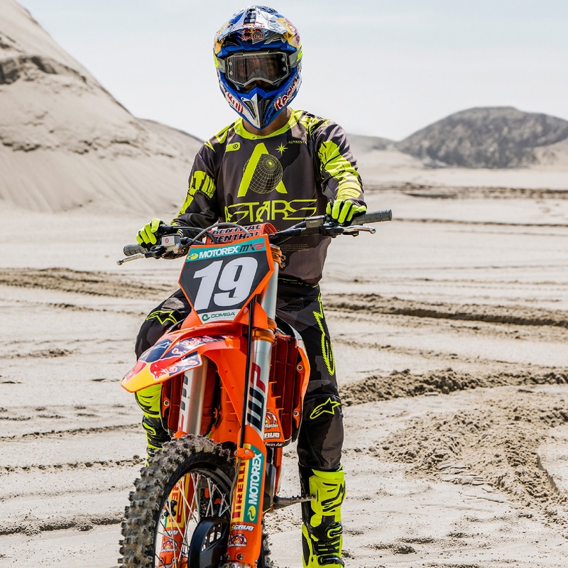 Alpinestars Racer Hollow motokrossz mez sötét camo-fluo sárga