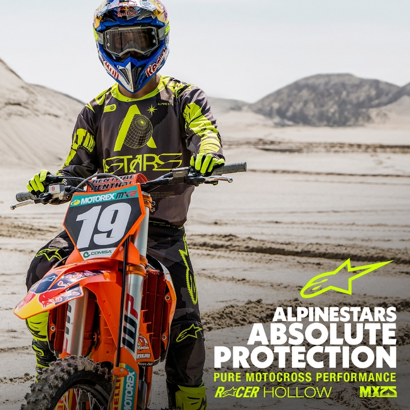 Alpinestars Racer Hollow motokrossz mez sötét camo-fluo sárga