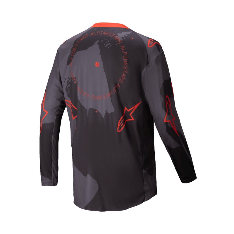 Alpinestars Racer Hollow motokrossz mez szürke camo-fluo narancssárga