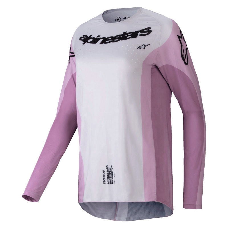 Alpinestars Stella Techstar Melt női motokrossz mez fekete-krémes-blush rózsaszín