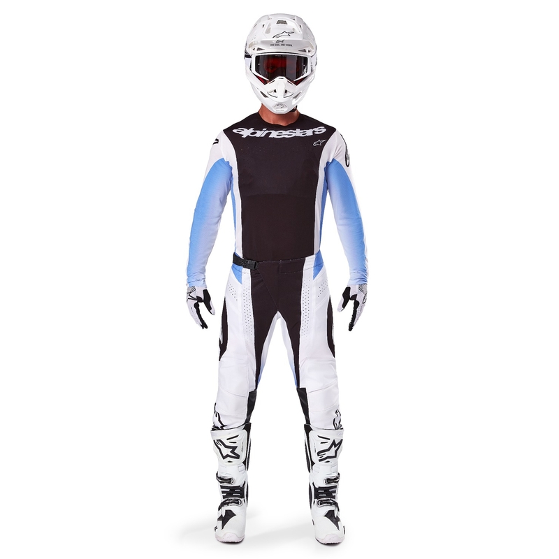 Alpinestars Techstar Melt motocross nadrág fekete-kék