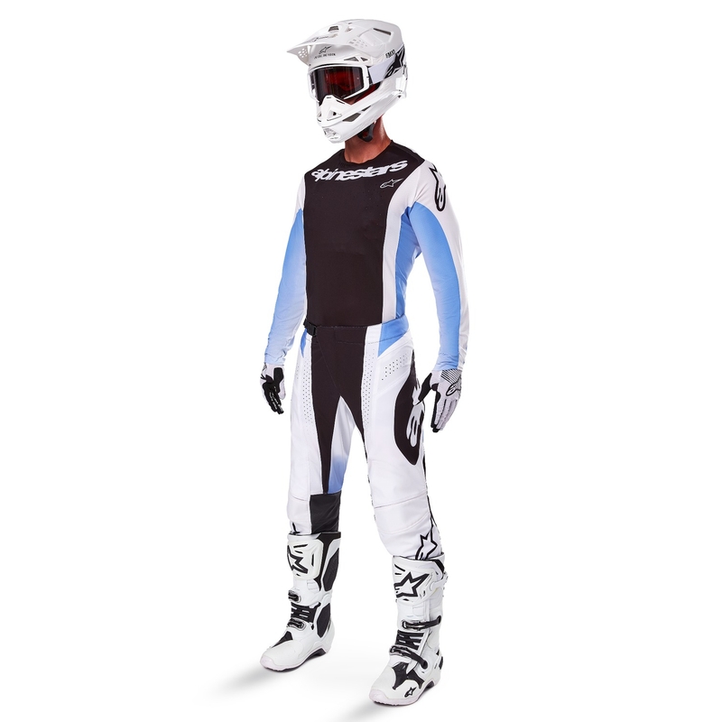 Alpinestars Techstar Melt motocross nadrág fekete-kék